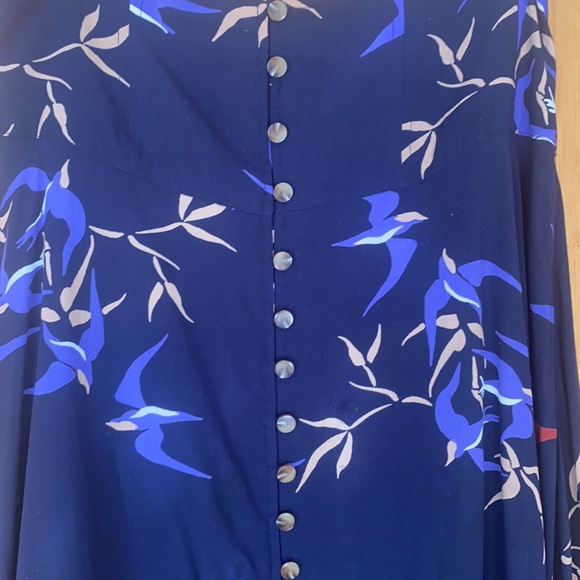 Anthropologie Hi-Lo Merida Flounced Midi Skirt - Picture 3 of 4